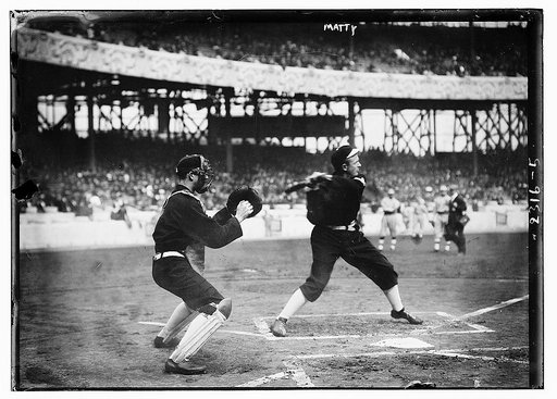 Christy Mathewson, New York, NL - World Series batting practice (baseball)