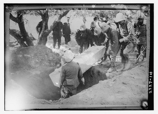 Tripoli - burying the dead