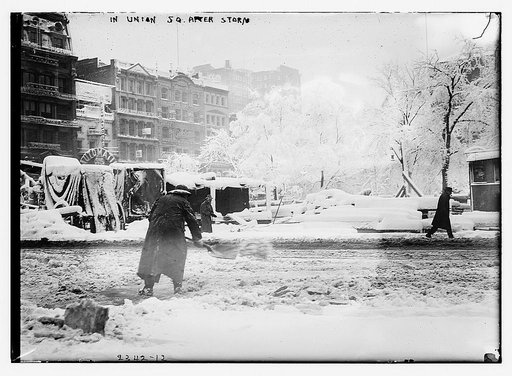 In Union Sq. after storm