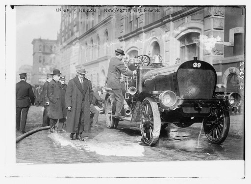 Chief Kenlon - New Motor Fire Engine