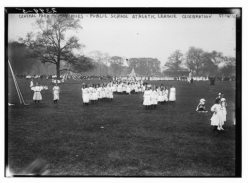 Central Park - Maypoles - Public school athletic league celebration