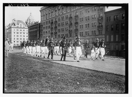 Firemen parading, May 30.
