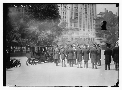 German officers in N.Y.