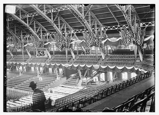 Inside empty Coliseum, Chicago