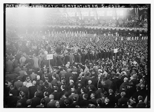 Nat'l Demo. Convention session.