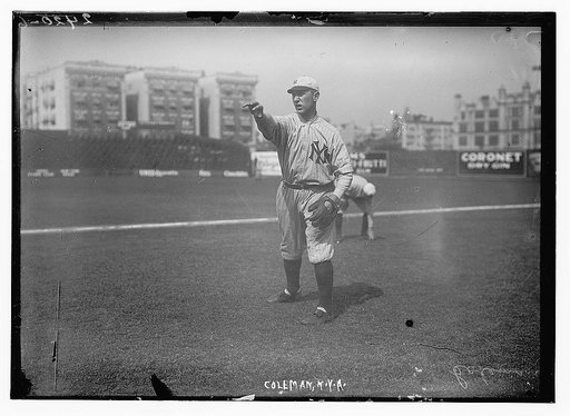 Curt Coleman, New York AL, at Hilltop Park, NY (baseball)