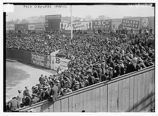Right field grandstand at Polo Grounds - 1912 World Series (baseball)