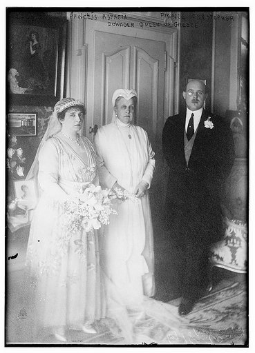Princess Aspacia [i.e. Anastasia], Prince Christopher and Dowager Queen of Greece