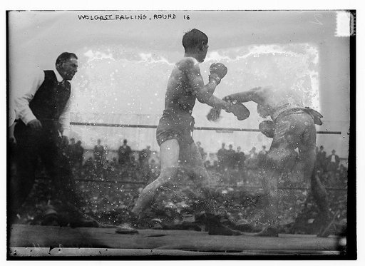 Adolph] Wolgast falling, 16th round