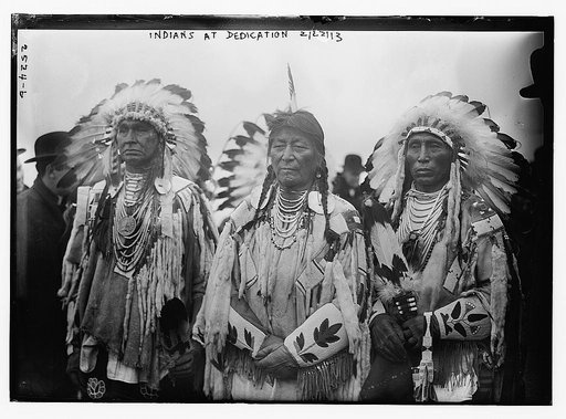 Indians at dedication
