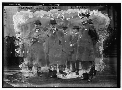 Fire Com'r Johnson, Gaynor, Lieut. Kennel
