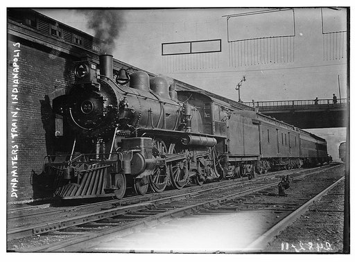 Dynamiters' train, Indianapolis