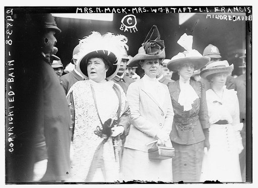 Mrs. N. Mack, Mrs. Wm. H. Taft, L.L. Francis, Mildred Aubry