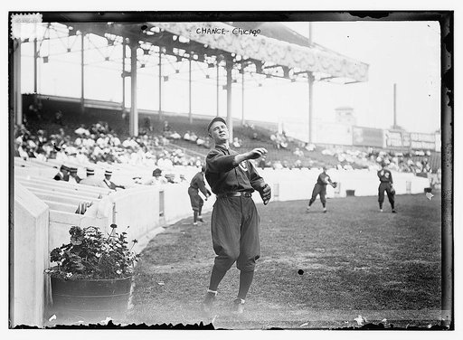 Frank Chance, Chicago NL, at Polo Grounds, NY (baseball)