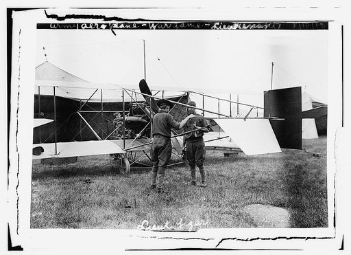 Army aeroplane - war games Lt. Geiger, 8/10/12