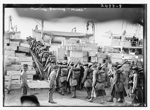 Marines boarding MEADE