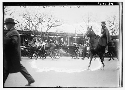 Taft and Wilson enroute to Capitol
