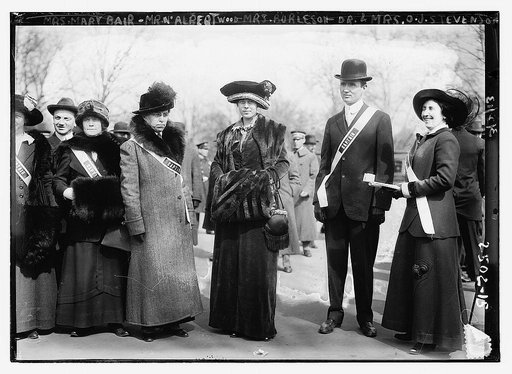 Mrs. Mary Bair, Mr. N. Albert Wood, Mrs. [Richard Coke] Burleson, Dr. & Mrs. O.J. Stevenson