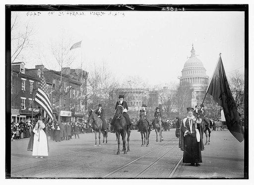 Head of suffrage parade