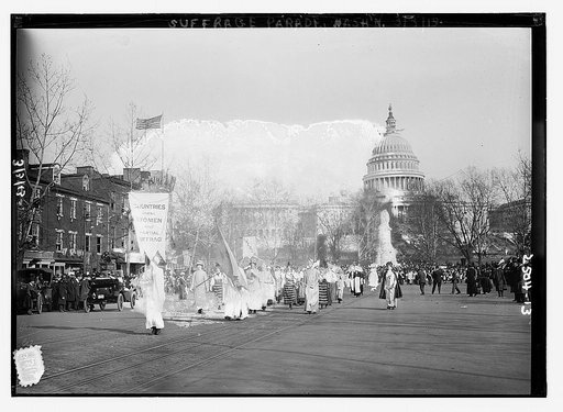Suffrage parade, Wash'n, D.C.
