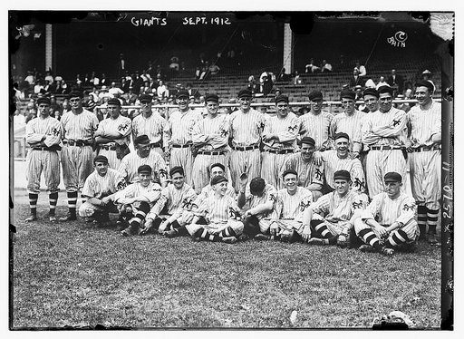 New York Giants at the Polo Grounds, New York, September 1912 (baseball)