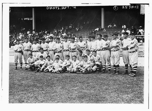 New York Giants at the Polo Grounds, New York, September 1912 (baseball)