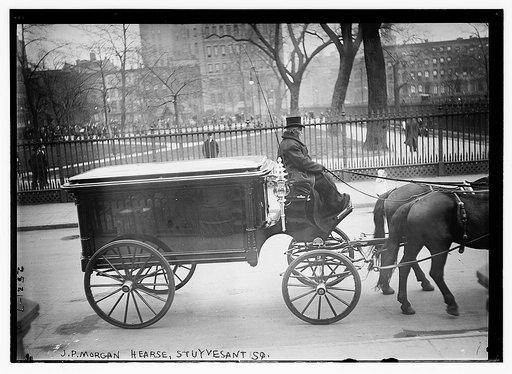 J.P. Morgan hearse, Stuyvesant Sq.