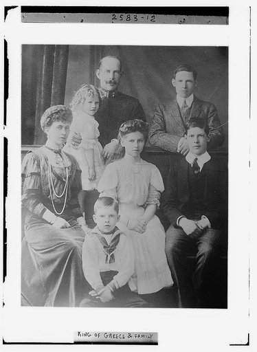 King of Greece & family