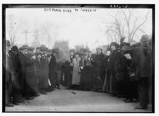 Suffrage hike to Wash'n