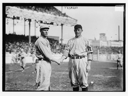 Smokey Joe Wood, Boston AL, & Jeff Tesreau, New York NL (baseball)