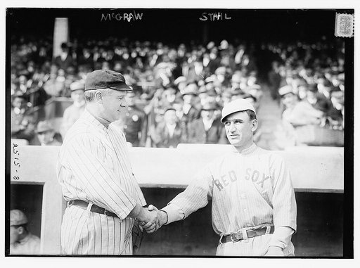 Managers John McGraw, New York NL, and Jake Stahl, Boston AL, at World Series (baseball)