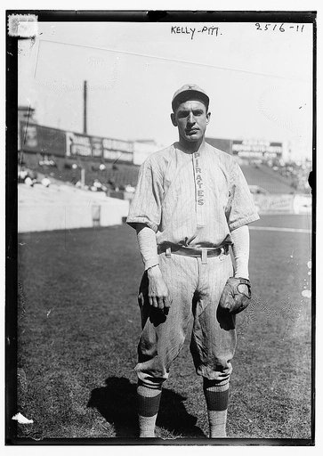 Billy Kelly, Pittsburgh NL, at Polo Grounds, NY (baseball)