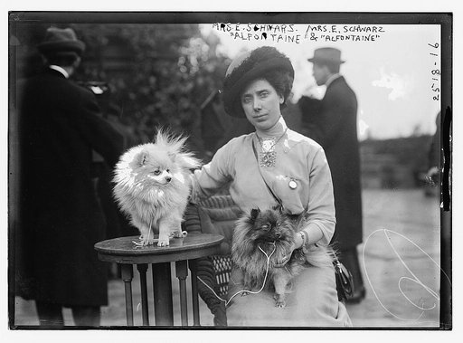 Mrs. E. Schwarz & "Alfontaine"