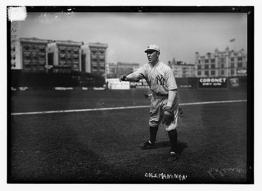 Curt Coleman, New York AL, at Hilltop Park, NY (baseball)
