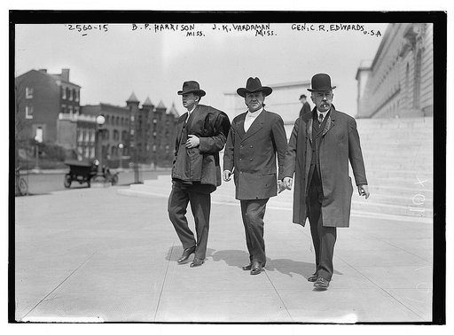 B.P. Harrison, Miss.; J.K. Vardaman, Miss.; Gen C.R. Edwards, U.S.A.
