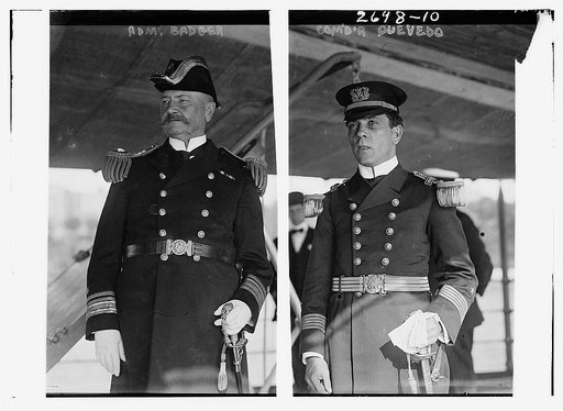 Adm. Badger and Cmd'r. Quevedo