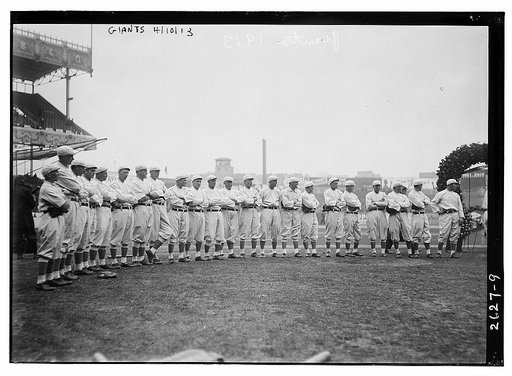 New York NL Giants team at Polo Grounds (baseball)