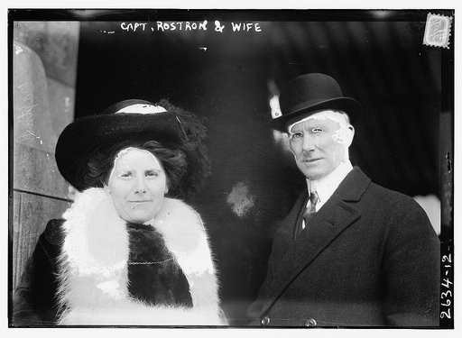 Capt. Rostron and wife