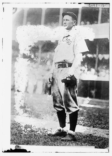 Frank Chance, Chicago NL, at Polo Grounds, NY (baseball)