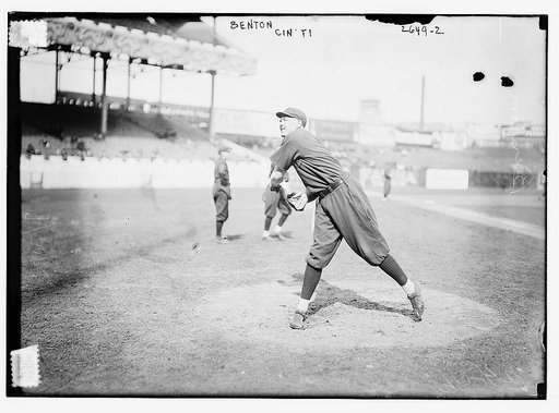 Rube Benton, Cincinnati NL (baseball)