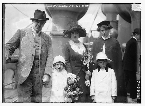John McCormack, wife & children