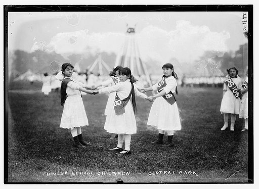 Chinese School Children - Central Park