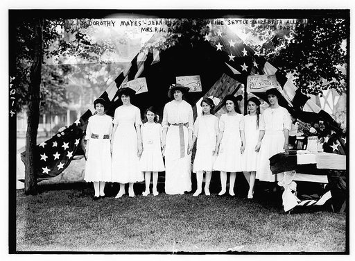 Eliz. & Dorothy Mayes, Jean Darrah, Pauline Settle, Elizabeth Allen, etc.