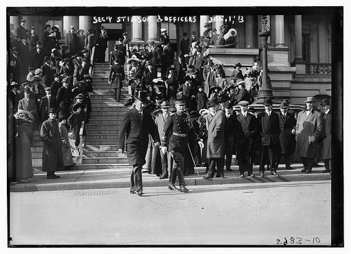 Secy. Stimson & officers, Jan. 1, '13