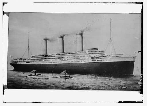 S.S. Imperator, an ocean liner in the Hamburg America Line, launched 1912