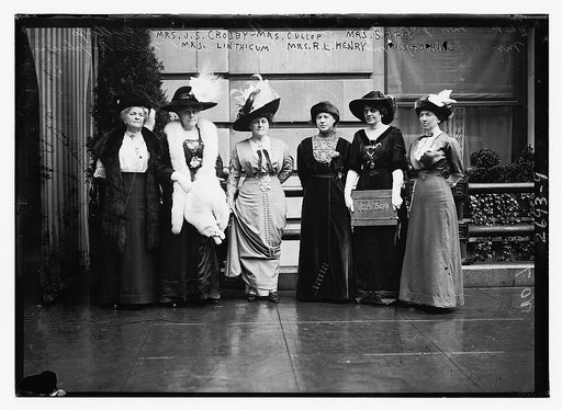 Mrs. J.S. Crosby, Mrs. Cullop, Mrs. S. Ayers, Mrs. Linthicum, Mrs. R.L. Henry, and Miss Hopkins