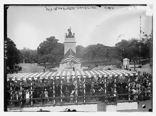 Unveiling of MAINE Monument