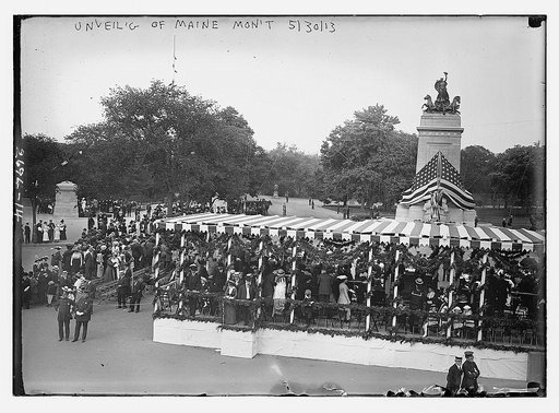 Unveiling of MAINE Monument