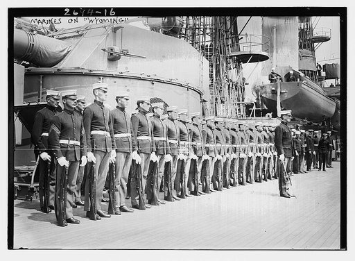 Marines on WYOMING