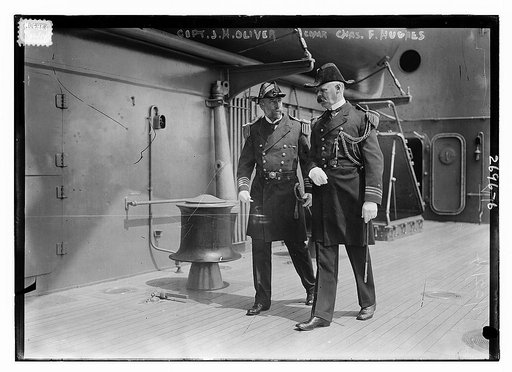 Capt. J.H. Oliver and Cdr. F. Hughes